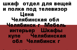 шкаф (отдел для вещей и полка под телевизор) › Цена ­ 15 000 - Челябинская обл., Челябинск г. Мебель, интерьер » Шкафы, купе   . Челябинская обл.,Челябинск г.